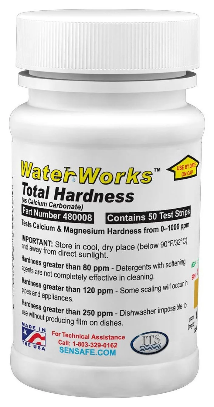 Industrial Test Systems WaterWorks Total Hardness Test Strips